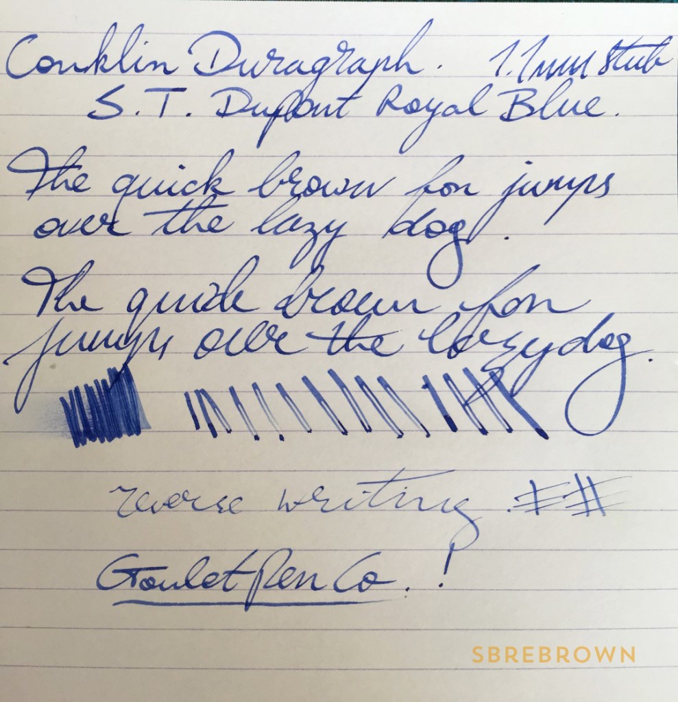 Conklin Duragraph Fountain Pen Review @GouletPens | Hey there!