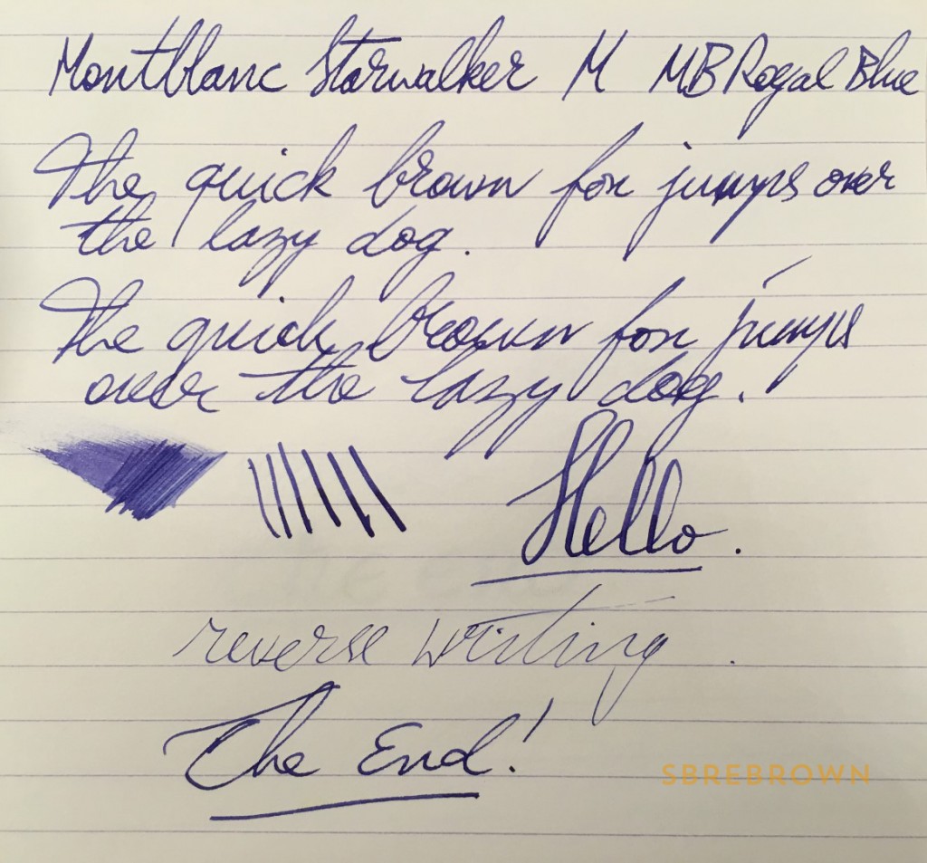 Montblanc Starwalker Fountain Pen Review 